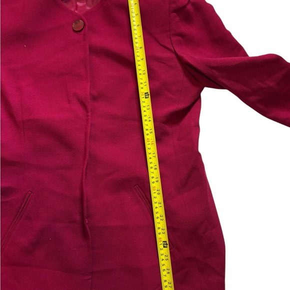 Jones New York Vintage Women's Wool Cranberry Suit Size 12 (NWT) - Picture 7 of 11